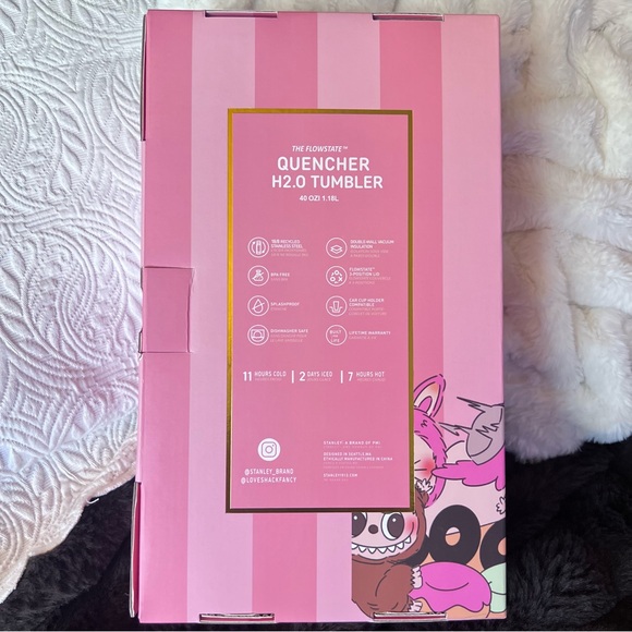Stanley "Love Shack Fancy" Collab Labubu 
Tumbler NEW in Box 40oz All Inclusions - Picture 13 of 15
